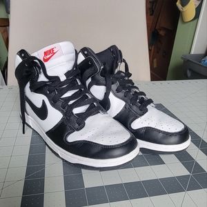 Lightly worn Nike Dunk High Panda women's size 8
